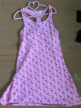 Pink Flamingo Girls Sundress
